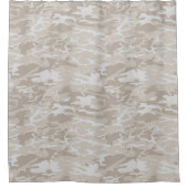 Bleached Wasteland Camouflage Duschvorhang (Vorderseite)