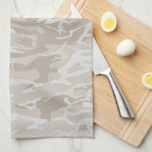Bleached Wasteland Camouflage Küchentuch (Viertel Falte)