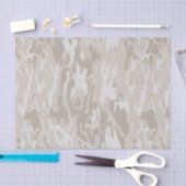 Bleached Wasteland Camouflage Seidenpapier (Handwerk)