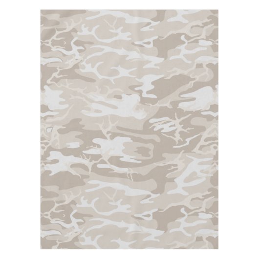 Bleached Wasteland Camouflage Tischdecke (Vorderseite)