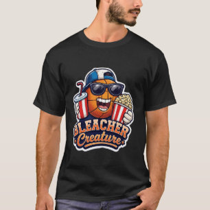 Bleacher-Kreatur-Basketballfan-Unterstützer-Spielt T-Shirt