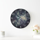 Bleak Galaxy Space Rock Cool Spacey Schlafzimmer Große Wanduhr (Zuhause)