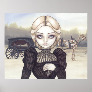Bleak Mourning Art drucken viktorianisch gotisch Poster