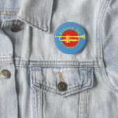 Bleaux ich - New- Orleansjazz Button (Beispiel)