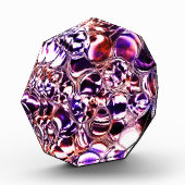 Blebs aus farbigem Glas oder wertvollen Steinen? Fotoblock (Links)