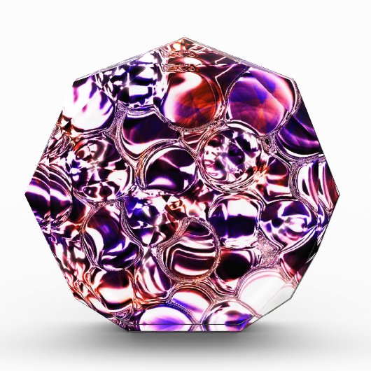 Blebs aus farbigem Glas oder wertvollen Steinen? Fotoblock (Vorderseite)