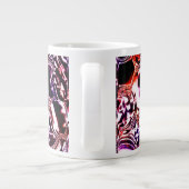 Blebs aus farbigem Glas oder wertvollen Steinen? Jumbo-Tasse (Rückseite)