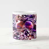 Blebs aus farbigem Glas oder wertvollen Steinen? Jumbo-Tasse (Vorderseite)