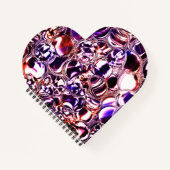 Blebs aus farbigem Glas oder wertvollen Steinen? Notizblock (Vorderseite)