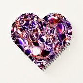 Blebs aus farbigem Glas oder wertvollen Steinen? Notizblock (Rückseite)