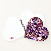 Blebs aus farbigem Glas oder wertvollen Steinen? Notizblock (Innenseite)