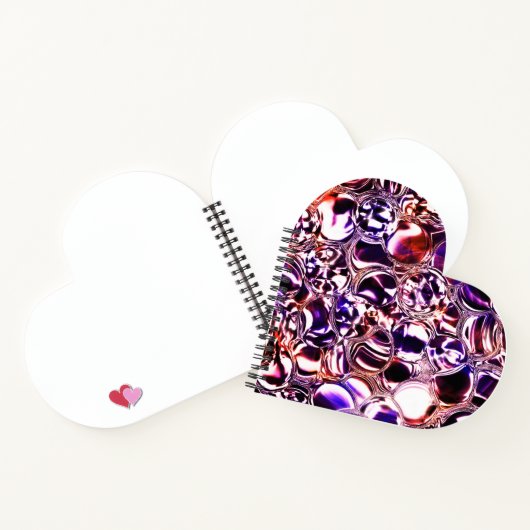 Blebs aus farbigem Glas oder wertvollen Steinen? Notizblock (Innenseite)