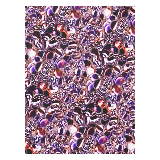 Blebs aus farbigem Glas oder wertvollen Steinen? Tischdecke (Vorderseite)