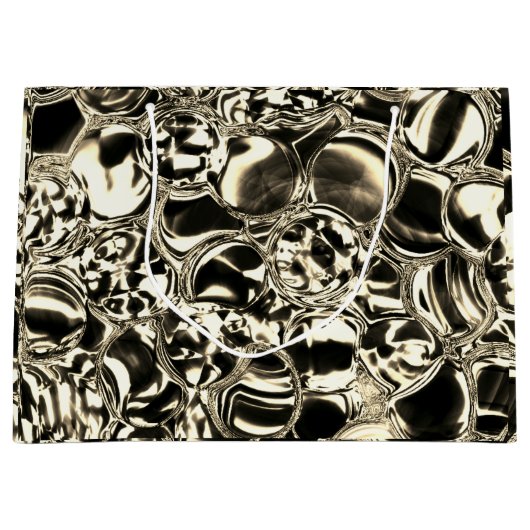 Blebs aus Gold oder Blasen aus Glas Helligkeit? Große Geschenktüte (Vorderseite)