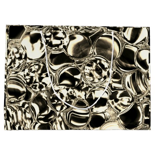 Blebs aus Gold oder Blasen aus Glas Helligkeit? Große Geschenktüte (Rückseite)