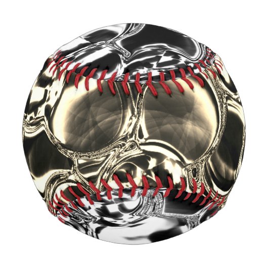 Blebs aus Gold oder Glasblasen? Farbe mischen Baseball (Rückseite)