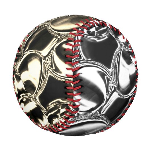 Blebs aus Gold oder Glasblasen? Farbe mischen Baseball (Schrägansicht)