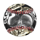 Blebs aus Gold oder Glasblasen? Farbe mischen Baseball (Vorderseite)