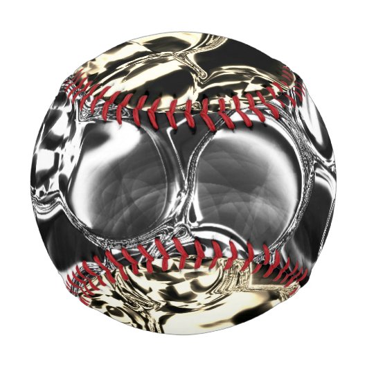 Blebs aus Gold oder Glasblasen? Farbe mischen Baseball (Vorderseite)