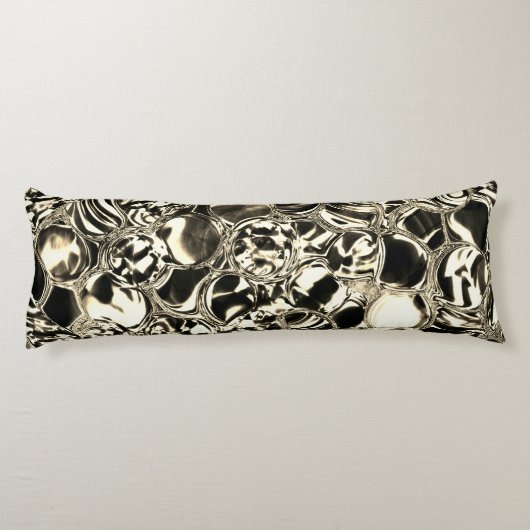 Blebs aus Gold oder Glasblasen, Helligkeit? Seitenschläferkissen (Rückseite)