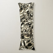 Blebs aus Gold oder Glasblasen, Helligkeit? Seitenschläferkissen (Vorderseite Vertikal)