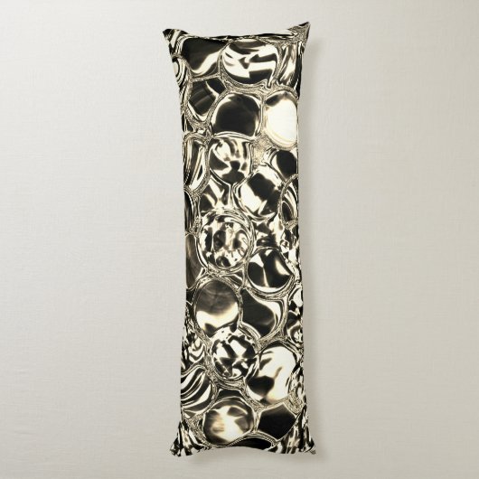 Blebs aus Gold oder Glasblasen, Helligkeit? Seitenschläferkissen (Rückseite (Vertikal))