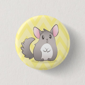 Blech 3,2cm Gelber Chinchilla Button