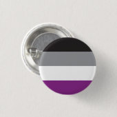 Blech Asexual Flagge - Love i Love Button (Vorne & Hinten)