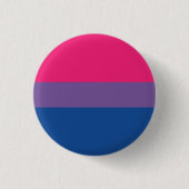 Blech Bisexuelle Flagge - Love i Love Button (Vorderseite)