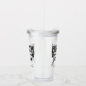 Blech Bitte Stylist Friseur anbieten Acryltrinkbecher (Rechts)