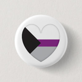 Blech Flagge Demisexual Herz - Love i Love Button