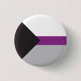 Blech Flagge Demisexual, Love i Love - Button