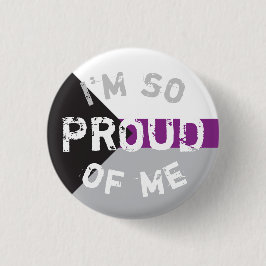 Blech Flagge Demisexual Unter Proud - Love i Love Button