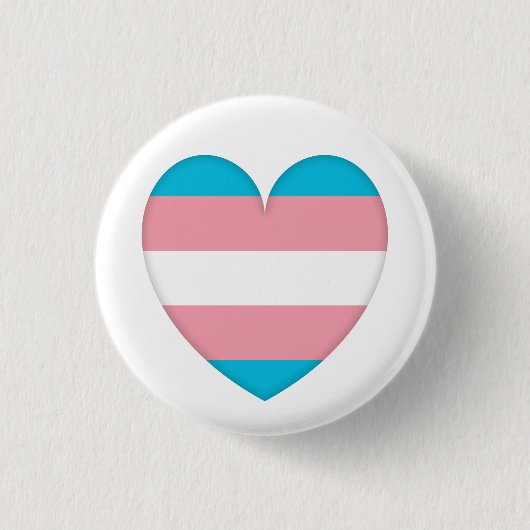 Blech Flagge Transsexueller Herz - Love i Love Button (Vorderseite)