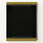 Blech-Spiralfolien Notizblock (Rückseite)