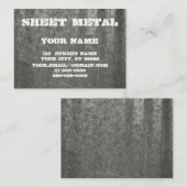 Blech Visitenkarte (Vorne/Hinten)