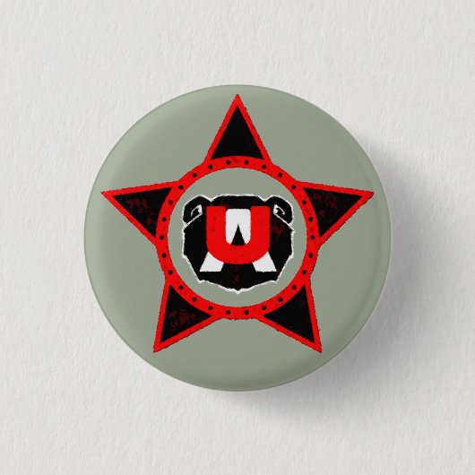 Blech zerschellt ursus button (Vorderseite)