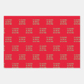 Blechabscheider aus Papier, das Flachblatt-Set 3 Geschenkpapier Set (Vorderseite 3)