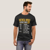 Blechbearbeiter Stundensatz - Lustiger Blechbearbe T-Shirt (Vorne ganz)