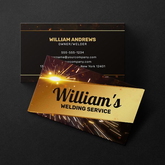 Blechbearbeitungsmaschine für Schweißanlagen Visitenkarte