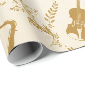 Blechblasinstrumente Geschenkpapier (Rolleneckpunkt)