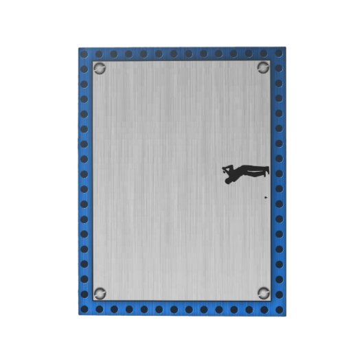 Blechbürste Golf Notizblock (Rotiert)