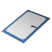 Blechbürste Golf Notizblock (angewinkelt)