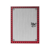 Blechbürste im Aussehen Dirt Bike Notizblock (Rotiert)