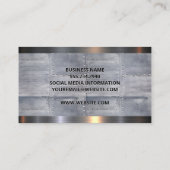 Bleche und Nieten Visitenkarte (Rückseite)