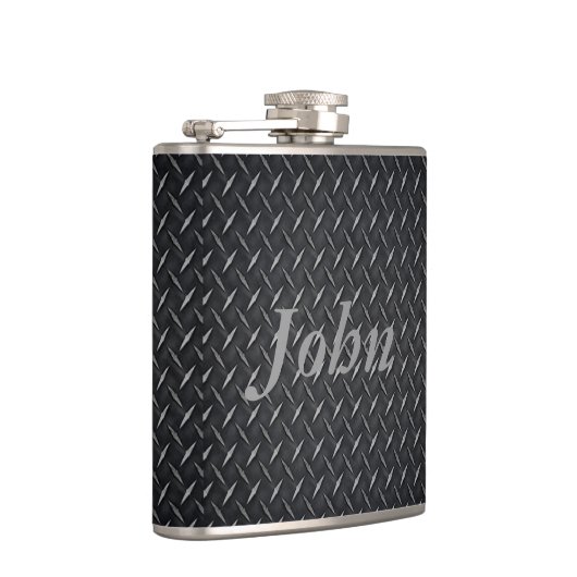 Blechkolben aus Diamant Flachmann (Rechts)