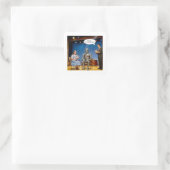 Blechmann du bist der Vater Quadratischer Aufkleber (Tasche)