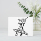 Blechmann in Love Postkarte (Stehend Vorderseite)