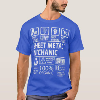 Blechmechanik MultiTasking zertifizierte Aufgabe G T-Shirt