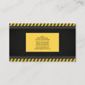 Blechmetall Visitenkarte (Rückseite)